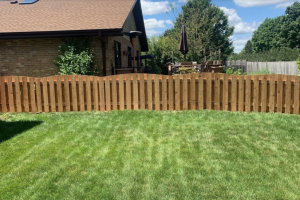 wooden fence installed in Elk Grove Village Illinois