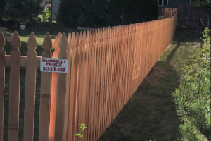 privacy wooden fence installed in Mount Prospect, Illinois