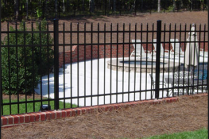 Pool gate fence in Northbrook, Illinois